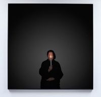Artist Portrait with a Candle by Marina Abramović contemporary artwork photography