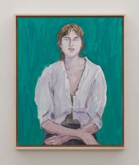 Léa in white shirt by Jean-Philippe Delhomme contemporary artwork painting