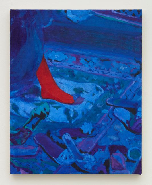 Blue Rug by Joshua Petker contemporary artwork