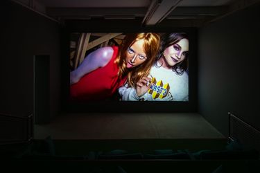 Exhibition view: Killing TV, Tai Kwun Contemporary, Hong Kong (27 September–19 November 2023). Courtesy Tai Kwun Contemporary. Photo: Kwan Sheung Chi