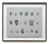Heads by Sam Durant contemporary artwork works on paper, print