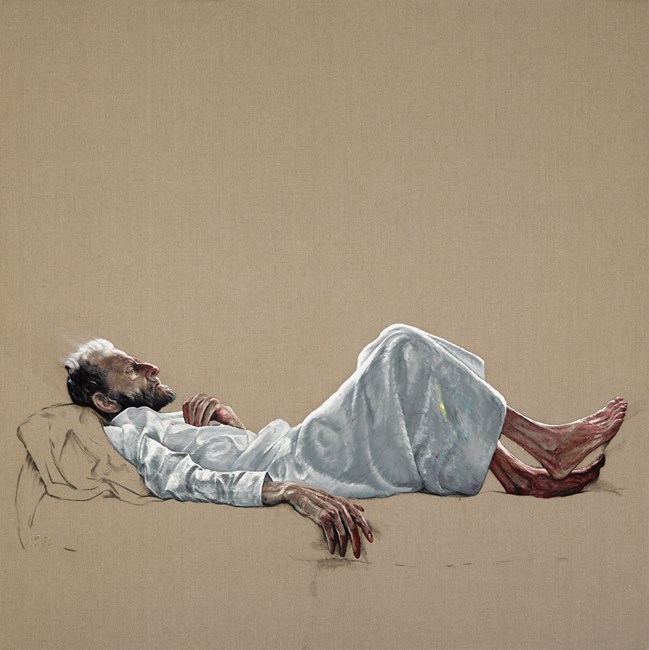 Lucian Freud by Zeng Fanzhi contemporary artwork