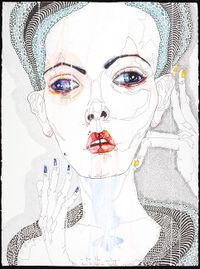 for the feeling by Del Kathryn Barton contemporary artwork works on paper