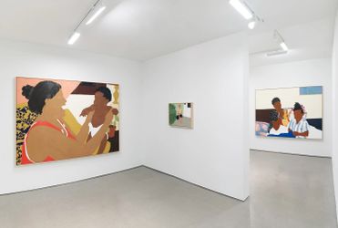 Exhibition view: Shaina McCoy, Apples and Oranges, Simchowitz, Los Angeles (3–24 September 2022). Courtesy Simchowitz.