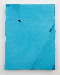 Untitled (turquoise) by Louise Gresswell contemporary artwork painting