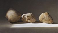 Three Stones 2 by Pan Yingguo contemporary artwork painting, works on paper
