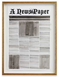 Front Page by Alexandre Singh contemporary artwork works on paper