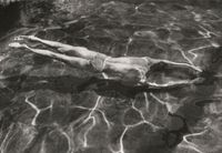 Underwater Swimmer Esztergom by André Kertész contemporary artwork photography