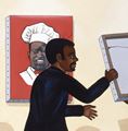 Third World City Council Alderman Remove Pictures At An Exhibition Which They Find Offensive by Roger Brown contemporary artwork 2