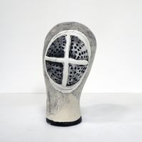 Headcase 14 by Julia Morison contemporary artwork sculpture, ceramics