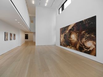Exhibition view: Teresita Fernández, Maelstrom, Lehmann Maupin, 501 West 24th Street, New York (12 November 2020–23 January 2021). Courtesy the artist and Lehmann Maupin, New York, Hong Kong, Seoul, and London.
