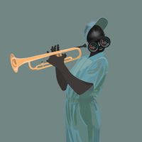 Moon Boy by Azuka Muoh contemporary artwork print