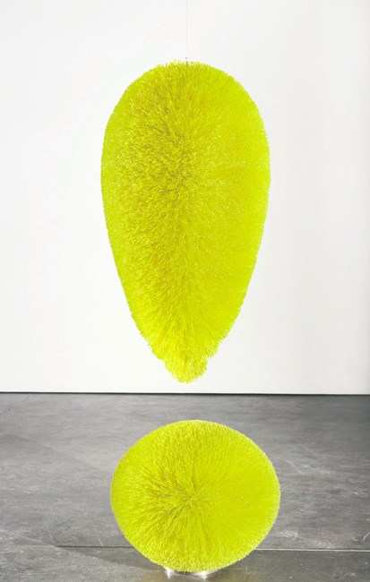 Exclamation Point (Chartreuse) by Richard Artschwager contemporary artwork