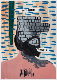 Hombre triste by Cesc Abad contemporary artwork painting