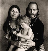 Hippie Family (Ferguson), San Francisco by Irving Penn contemporary artwork photography