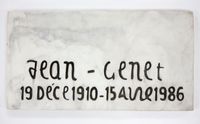 Stolen Jean Genet by John Waters contemporary artwork mixed media