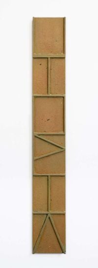 Stele (UTOPIA) by Simon Burton contemporary artwork painting, works on paper