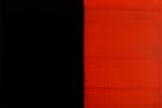 Untitled Lamp Black / Crimson Red by Callum Innes contemporary artwork 2