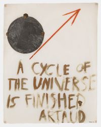 A Cycle of the Universe is Finished - Artaud by Nancy Spero contemporary artwork works on paper