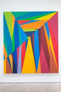 The Door to Revolution by Odili Donald Odita contemporary artwork painting