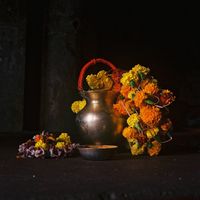 Nature morte hindou, Calcutta by Denis Dailleux contemporary artwork photography