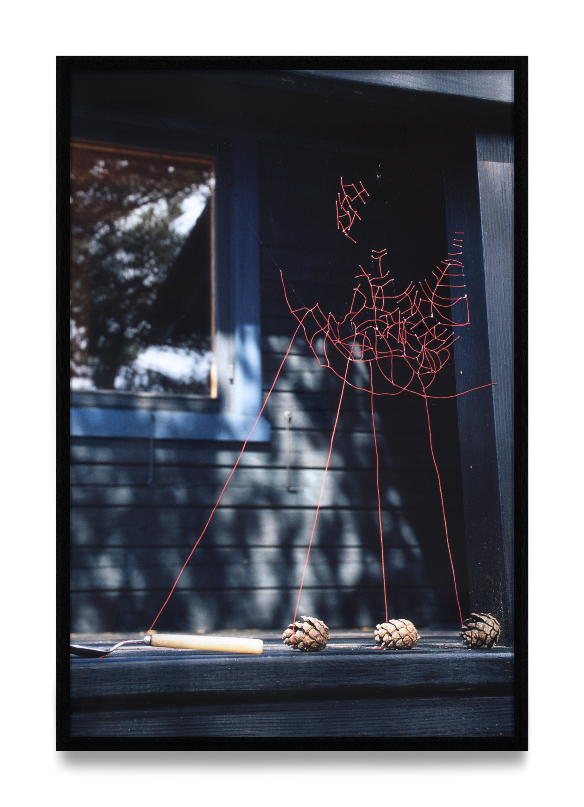 Mended Spiderweb #14 (Spoon Patch), 1998 by Nina Katchadourian | Ocula