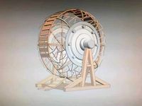 Wheel-cage (Rendering) by Yin Xiuzhen contemporary artwork sculpture