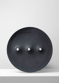 Concetto Spaziale (Spatial Concept) by Lucio Fontana contemporary artwork sculpture, ceramics
