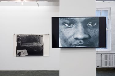 Exhibition view: Oladélé Ajiboyé Bamgboyé, Works from the '90s, Thomas Erben Gallery, New York (26 October–16 December 2023). Courtesy Thomas Erben Gallery