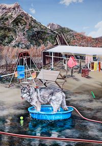 Tub Time by Kevin Chin contemporary artwork painting