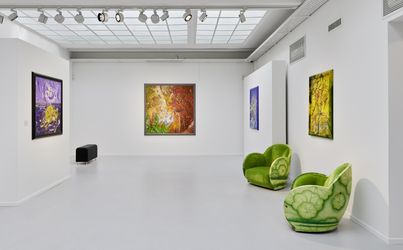 Exhibition View: Christian Ludwig Attersee, Attersee, Galerie Gmurzynska, Zurich (14 March–31 May 2024). Courtesy Galerie Gmurzynska, Zurich/New York.