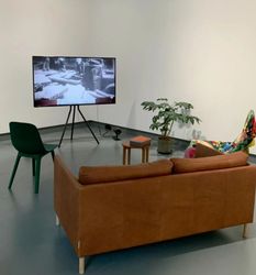 Exhibition view: Group Exhibition, I Could Not Recall How I Got Here, Tabula Rasa Gallery, London (5 November–20 December 2021). Courtesy Tabula Rasa Gallery.