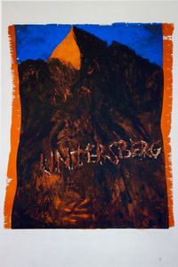 Untersberg, 4 p.m. by Jim Dine contemporary artwork painting, print