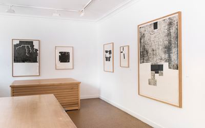 Exhibition view: Eduardo Chillida, Prints, Galerie Lelong, Paris (6 April–13 May 2017). Courtesy Galerie Lelong.
