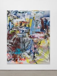 Untitled (talking turning heads) by Liam Everett contemporary artwork painting, works on paper, drawing