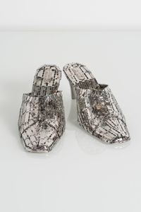 The Italian Black Heels by Tayeba Lipi contemporary artwork sculpture