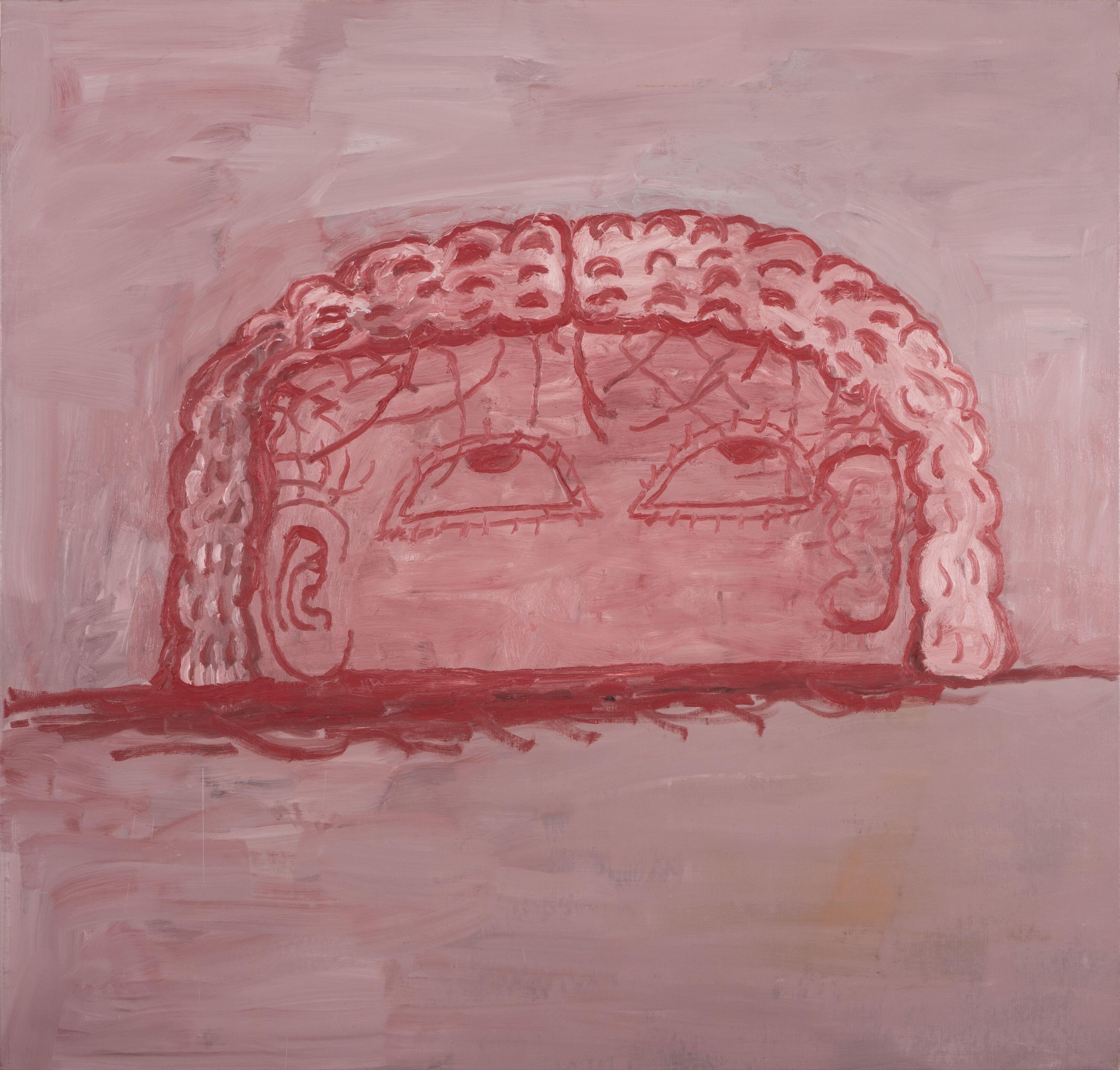 Untitled, 1976 by Philip Guston, Oil on canvas, 166.4 x 175.3 cm