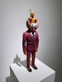 Bodhisattva Clam Head / Action Figure by Wood Carving by Tomoaki Ichikawa contemporary artwork 2