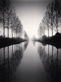 French Canal, Study 2 Loir-et-Cher, France by Michael Kenna contemporary artwork photography