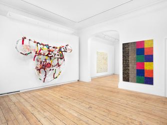 Exhibition view: Group Exhibition, SpaceRace, Lehmann Maupin, London (17 January–2 March 2024). Courtesy Lehmann Maupin, London.