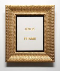 Gold Frame by John Will contemporary artwork painting
