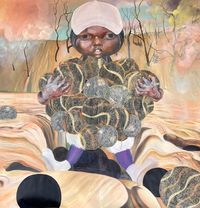 Greedy obsessor by Ndidi Emefiele contemporary artwork painting