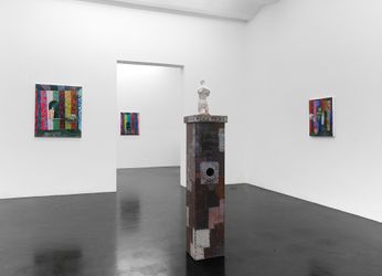 Exhibition view: Richard Hawkins, Smoke-Smoke, Salome., Galerie Buchholz, Cologne (3 November 2011–7 January 2012). Courtesy Galerie Buchholz.
