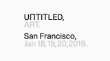 Contemporary art art fair, Untitled. SF 2019 at David Zwirner, 19th Street, New York, USA