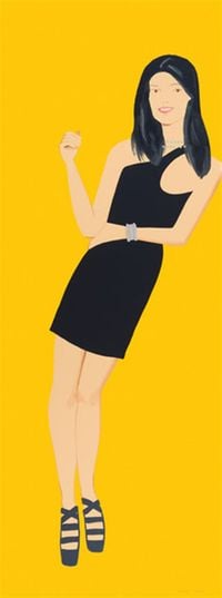 Yi – Black Dress by Alex Katz contemporary artwork print