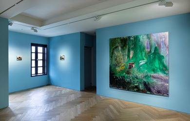 Exhibition view: Qiu Xiaofei, Fade Out, Pace Gallery, Seoul (11 December 2018–23 February 2019). Courtesy the artist and Pace Gallery.