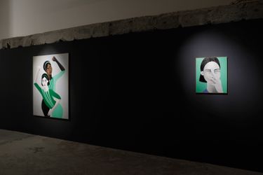 Exhibition view: Rebecca Brodskis, Equilibres, Fabienne Levy, Lausanne (12 April–4 June 2022). © Neige Sanchez. Courtesy the artist and Fabienne Levy.
