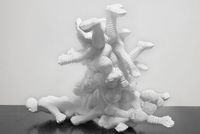 Extrude milk equal to a quarter hour by Miao Xiaochun contemporary artwork sculpture