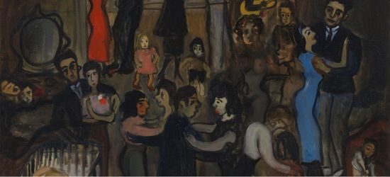 Alice Neel, Spanish Party (1939) (detail). © The Estate of Alice Neel. Courtesy The Estate of Alice Neel and David Zwirner.