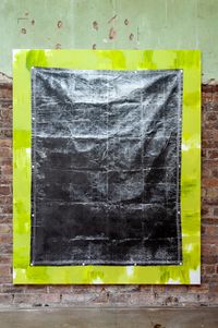 Olive Drab Heavyweight Canvas Tarp (Green) by Gardar Eide Einarsson contemporary artwork mixed media